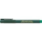 Ручка линер Faber-Castell Fine Pen 0,4 мм цвет зеленый 151163