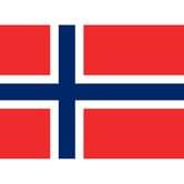 Флаг Норвегия 14,5 х 23 см настольный полиэстер П-3
