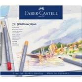 Карандаши цветные Faber-Castell Goldfaber акварельные 24 цвета, металлическая коробка 114624