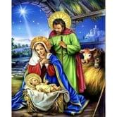Набор для творчества Strateg "Алмазная картина. Рождество Христовое", 40 х 50 см SK85999