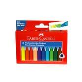 Карандаши восковые Faber-Castell 12 цветов 108 мм, Wax Crayons картона коробка 120010