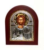 Ікона "Христос Спаситель" Silver Axion 15,6 х 19 см 813-1076