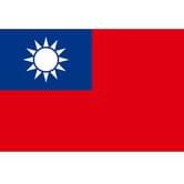 Прапор Тайвань 14‚5 х 23 см настільний, поліестер П-3