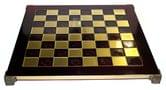 Шахматы Римляне Manopoulos, металлические фигуры, коробка 44 х 44 см S-10-Red
