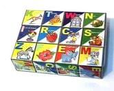 Кубики Гамма "English" 12 кубиків з англійською абеткою у поліетиленовій упаковці 112042