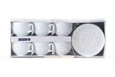 Сервіз чайний LUMINARC DIWALI  6 горняток + 6 блюдець, колір білий D8222