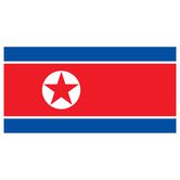 Флаг Северная Корея 14,5 х 23 см настольный, полиэстер П-3