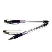 Ручка масляна Hiper Max Writer Silver 0.7 мм, колір стрижня фіолетовий HO-338