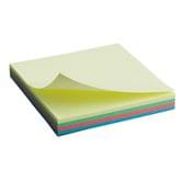 Блок бумаги Axent с клейким слоем 75 х 75 мм, 100 листов, пастельные 4 цвета 2325-01-A