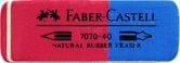 Ластик Faber-Castell червоно-синя 7070/80 187080