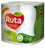 Туалетний папір RUTA Classic білий 8 штук в упаковці 0488 116.04.007