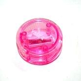 Точилка Умка с контейнером, круглая, пластиковая, розовая ТЧ66-12