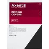 Обложка А4 Axent для переплета, картон "под кожу", черная, 50 листов 2730-01-A