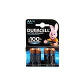 Батарейка Duracell LR06 MN1500 KPD 04х20 Ultra 4 штуки в упаковці, ціна за упаковку