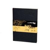 Блокнот A5 96 листов, ROSA блок чистый, 2 цвета бумаги: черный и крафт, 80 г/м2 16R5009