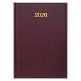 Ежедневник Стандарт 2020  А5, 160 листов, линия, обложка Miradur, бордовый Brunnen 73-795 60 29