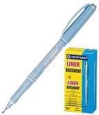 Ручка линер Centropen Document 0,3 мм, водо-светлостойкие чернила, цвет черный 2631/0,3