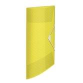 Папка Esselte Colour'ice, на резинку, PP на 150 листов, 233x8x320 мм, цвет желтый 626220