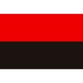 Прапор УПА 100 х 150 см, червоно-чорний, поліестер П-7 УПА