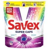 Капсули для прання Savex Super Caps 2 в 1 Color 15 штук