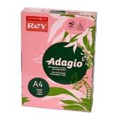 Бумага цветная Rey Adagio А4 80 г/м2, 500 листов средний розовый 16.7346