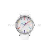 Наручные часы TIMEX Originals Classic кварцевый, женский, подсветка, белый, кожаный белый Tx2n791