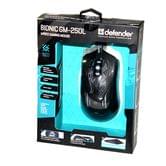 Мышка оптическая Defender Bionic GM-250L USB игровая + коврик 52250