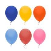 Повітряні кульки Angel Gifts 100 штук 30,4 см, латекс, колір асорті AG1627-043