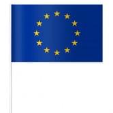 Прапор Євросоюз 14,5 х 23 см настільний, поліестер П-3 Євро