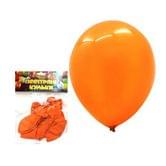 Повітряні кульки TIKI 12" помаранчеві, 10 штук в упаковці ТК-53416