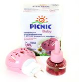 Электрофумигатор PICNIC Baby универсальная защита от комаров + жидкость 45 ночей