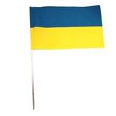 Прапор України 14‚5 х 23 см габардин, на паличці П-3 г