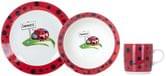 Набір дитячої посуди LIMITED EDITION LADYBIRD 3 предмети (супова тарілка 15см + тарілка 18см + горн. С147