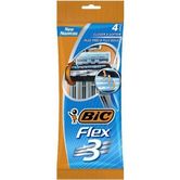 Бритва BIC Flex-3 Easy, під блістером: станок + 4 запаски 893016