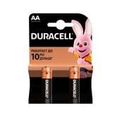 Батарейка Duracell LR6 MN1500, 2 штуки в упаковке old, цена за упаковку 6615818