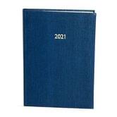 Ежедневник датированный 2021 По А5, 176 листов, линия, обложка баладек Kashmir, синий 240 1450