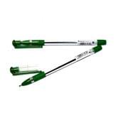 Ручка масляна Hiper Fine Tip 0.7 мм, колір стрижня зелений HO-111