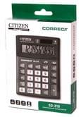 Калькулятор CORRECT 10 разрядов, компактный настольный Citizen SD-210