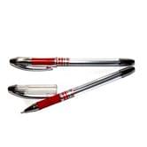 Ручка масляна Hiper Max Writer Silver 0.7 мм, колір стрижня червоний HO-338