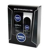 Набор NIVEA Men ULTRA Black ( гель для душа + атиперспирант) 57732