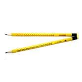 Олівець Star Color чорнографітний HB  з гумкою, жовтий  корпус 2028