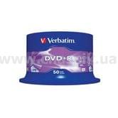 Диск DVD+R Verbatim 4 7Gb 16x cake 50 pcs