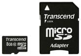 Карта памяти TRANSCEND 8Gb  Micro SDHC Class10 TS8GUSDC10