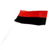 Прапор УПА 14,5 х 23 см червоно - чорний, поліестер П-3 УПА