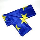 Флаг Евросоюз 70 х 105 см, флаговая сетка П-5 Євро пс