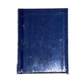 Щоденник недатований Аркуш, А6 Light, 176 аркушів, клітинка, штучна шкіра, синій 26271