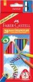 Карандаши цветные Faber-Castell 20 цветов Jambo трехгранные + точилка 116520/116538