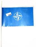 Прапор НАТО 14,5 х 23 см настільний, поліестер П-3