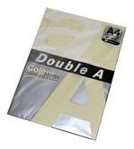 Бумага цветная Double A А4 80г/м2, 25 листов, цвет пастельный желтый 3053