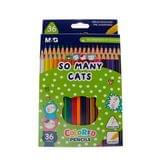 Карандаши цветные M&G So Many Cats, 36 цветов AWP343A3